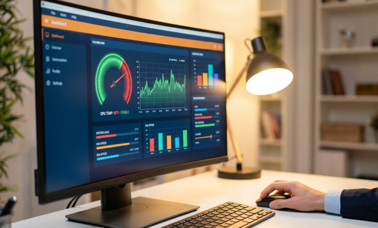 software monitoring pc temperature prevent overheating realtime